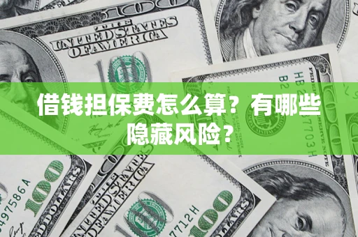 武汉借钱担保费怎么算？有哪些隐藏风险？