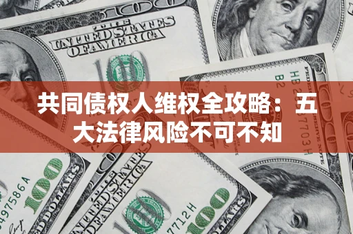 武汉共同债权人维权全攻略：五大法律风险不可不知
