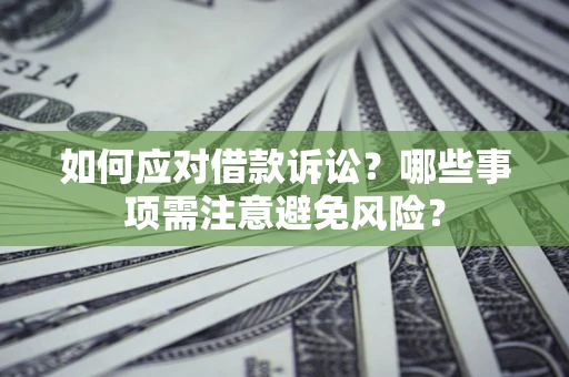 武汉如何应对借款诉讼？哪些事项需注意避免风险？