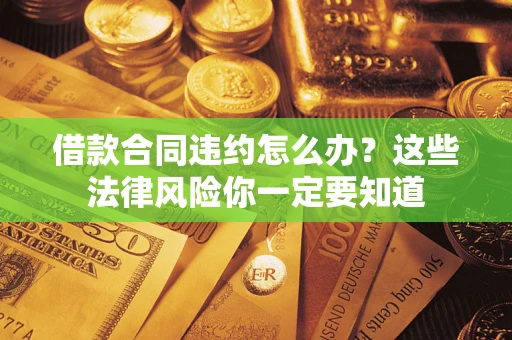 武汉借款合同违约怎么办？这些法律风险你一定要知道