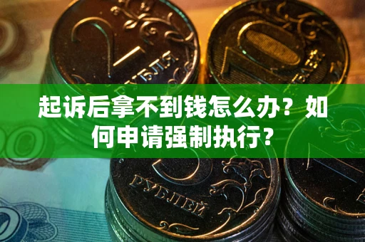 武汉起诉后拿不到钱怎么办？如何申请强制执行？