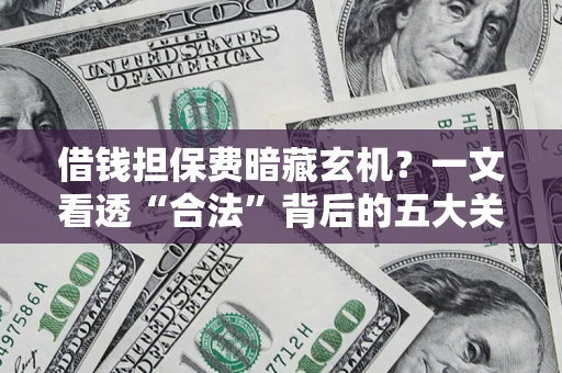 武汉借钱担保费暗藏玄机？一文看透“合法”背后的五大关键陷阱