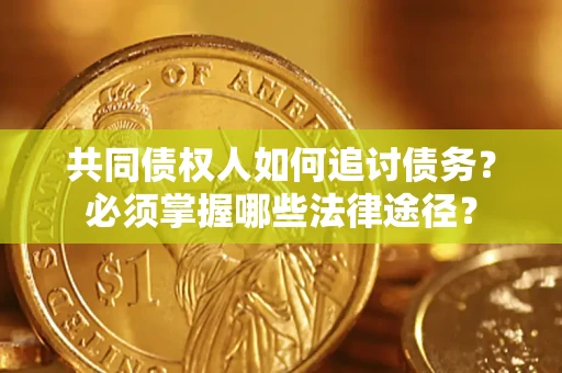 武汉共同债权人如何追讨债务？必须掌握哪些法律途径？