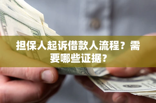 武汉担保人起诉借款人流程？需要哪些证据？
