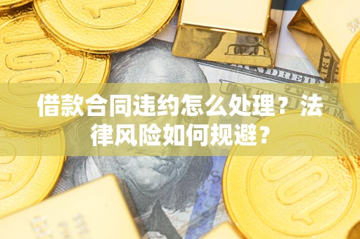 武汉借款合同违约怎么处理？法律风险如何规避？