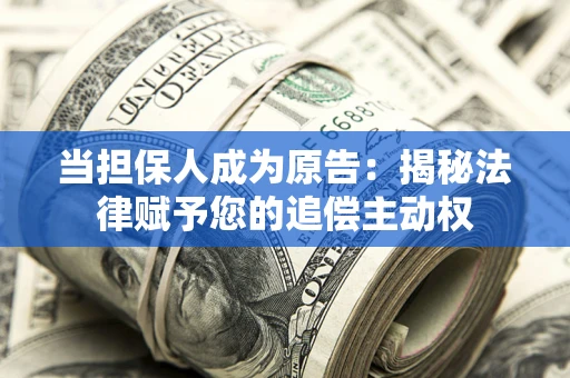武汉当担保人成为原告：揭秘法律赋予您的追偿主动权