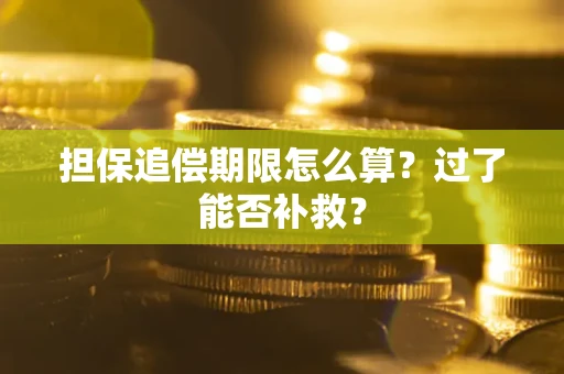 武汉担保追偿期限怎么算？过了能否补救？